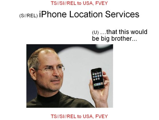 Steven Jobs as Big Brother, according to the NSA