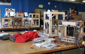 Type A Machines assembles its 3D printers at the San Francisco TechShop.
