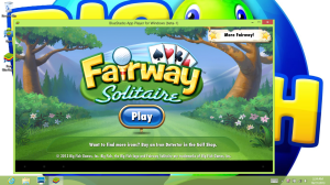 Fairway Solitaire on Big Fish Games' PC app.