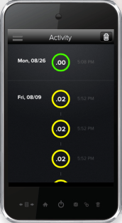 Breathometer app