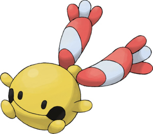 Chingling...the bell Pokémon. I wish he'd evolve into a tambourine.