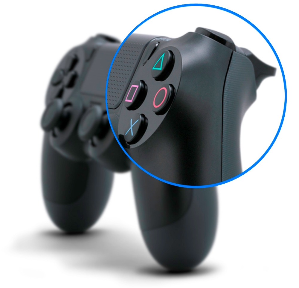 DualShock 4 - buttons and triggers