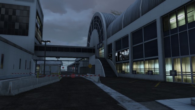 Entrance to the airport
