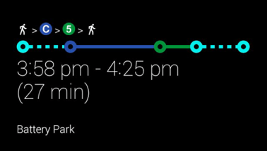 Google Glass public transit