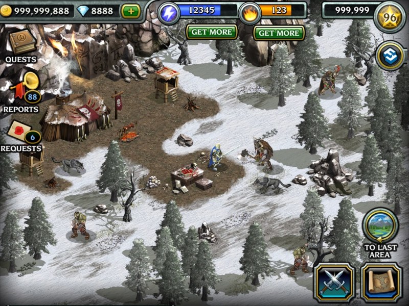 Gree's Dragon Realms for iOS and Android.