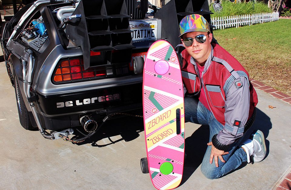 If you've got a hoverboard, you're surely going to want a DeLorean to go with it.