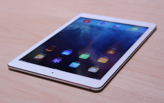 The iPad Air comes in white (with silver) or black (with space gray).