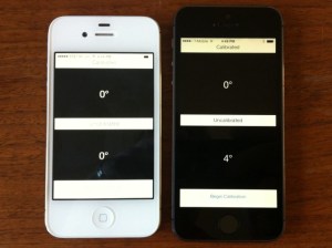 With the new calibration software, iPhone 5S reports accurate data