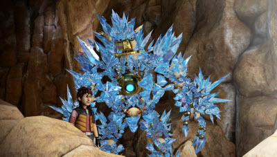 Knack with icicles