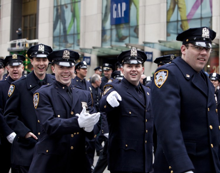 Laughing cops