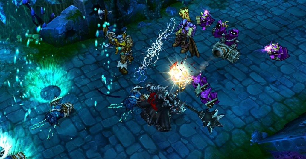 League of Legends in action.