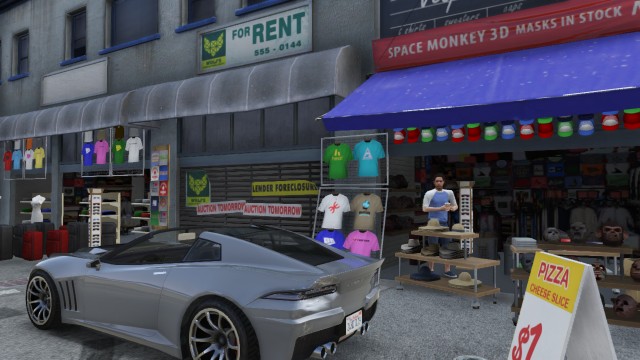 Get your masks from the vendor on Vespucci Beach
