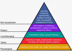 Mazlow's hierarchy