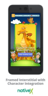 You can integrate ads into characters.