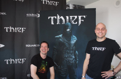 Steven Gallagher and Stephane Roy of Thief