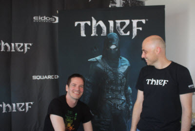 Steven Gallagher and Stephane Roy of Thief