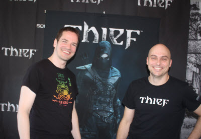 Steven Gallagher and Stephane Roy of Thief