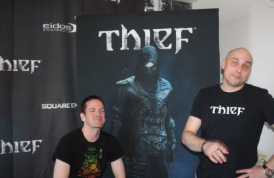 Steven Gallagher and Stephane Roy of Thief