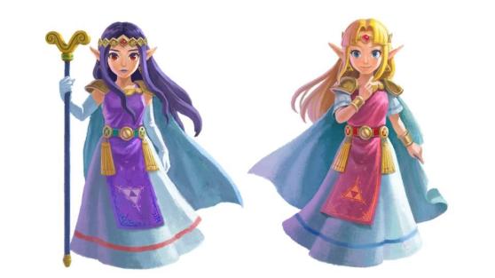 Hilda and Zelda side by side.