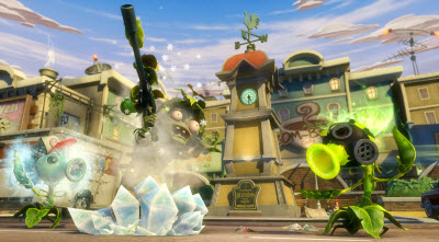 Garden Warfare assault zombie and pea shooter