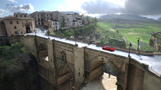 A car of the future could make its debut on a track like this.