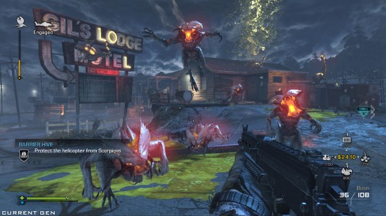Shoot as many demon bugs as you can in Extinction mode.