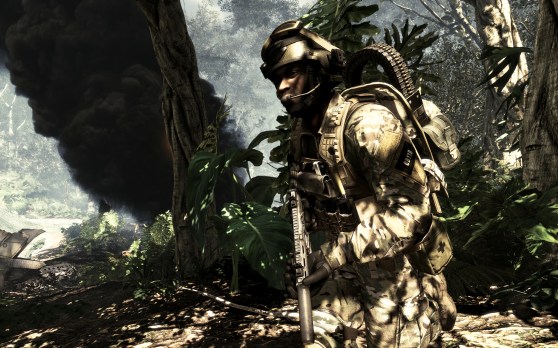 Call of Duty: Ghosts jungle crash scene