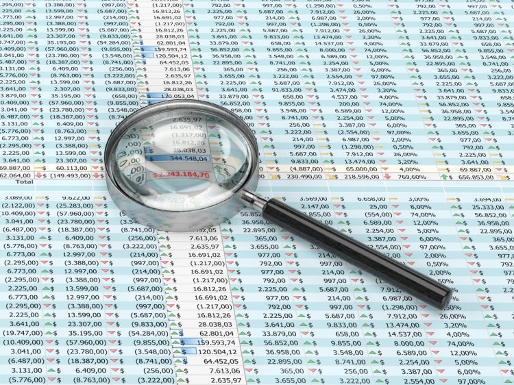data spreadsheet magnifying glass shutterstock