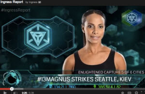 Ingress Report on Kiev and Seattle
