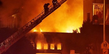 Two-alarm blaze hits Internet Archive causing moderate damages