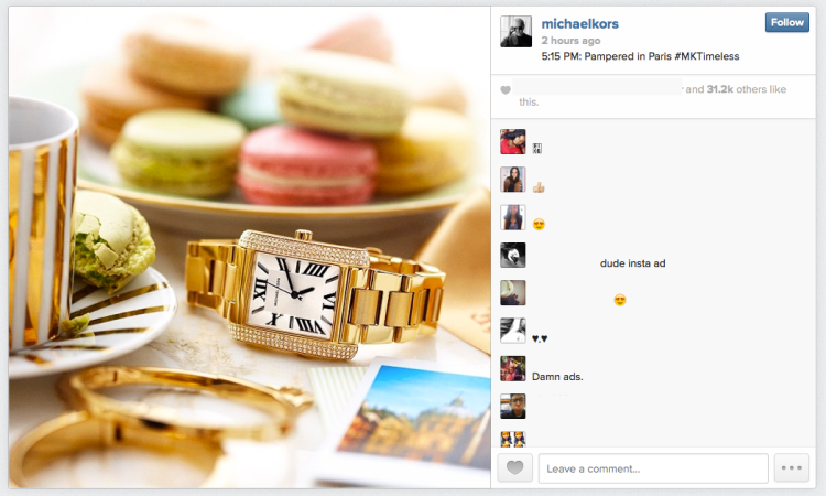 Michael Kors Instagram