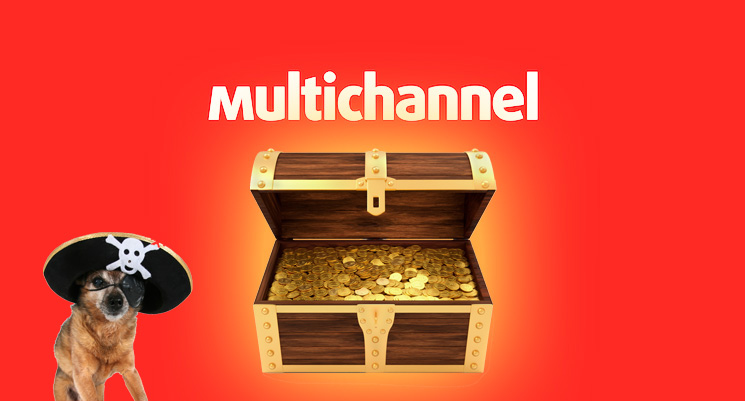 Multichannel's seed round did not actually arrive in a treasure chest, sadly.