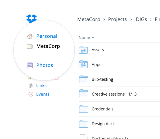 Paired Dropboxes - web