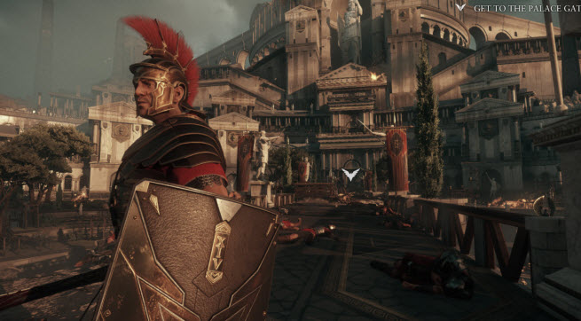 Ryse gives you epic views of ancient Rome.