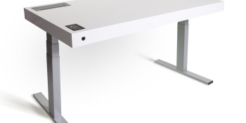 This $4K desk has Wi-Fi, Bluetooth, APIs, a touchscreen — and will save years of your life