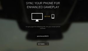 Race the Sun prompts players to connect a smartphone for "enhanced gameplay."