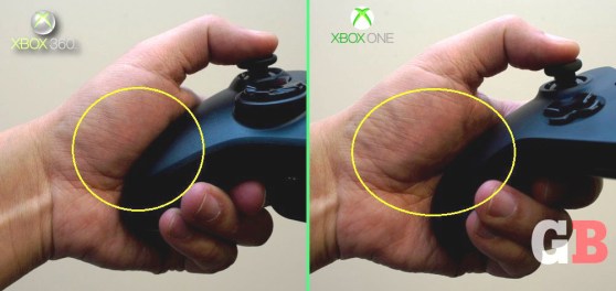 Thumb joints - Xbox 360 vs Xbox One controllers