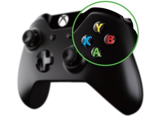 Xbox One controller - buttons, triggers