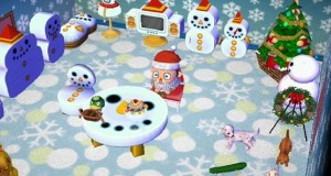 Celebrate the holidays surrounded by a bunch of creepy snowmen.