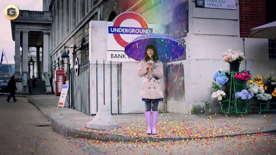 A still from a commercial King ran in Japan for its Candy Crush Saga game.