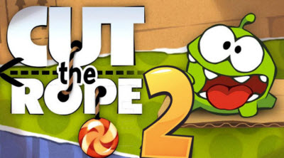 The lovable Om Nom is back in Cut the Rope 2.