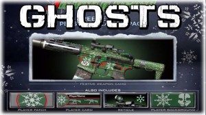 Some of the Christmas items from Call of Duty: Ghosts.