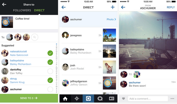 instagram direct