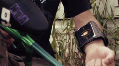 You can strap a smartphone on your wrist and play paintball as if you were playing Call of Duty. But not on the couch.