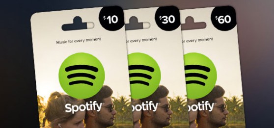 Spotify gift cards