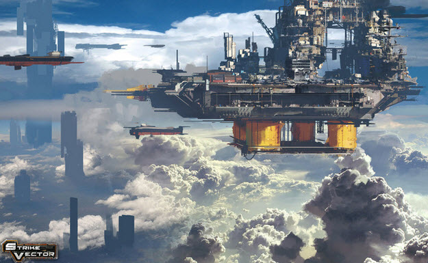 Strike Vector is an indie game made in 10 months by four developers.