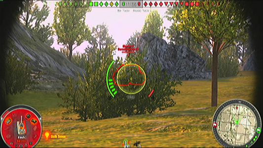 Aiming in World of Tanks is not hindered by pad controls