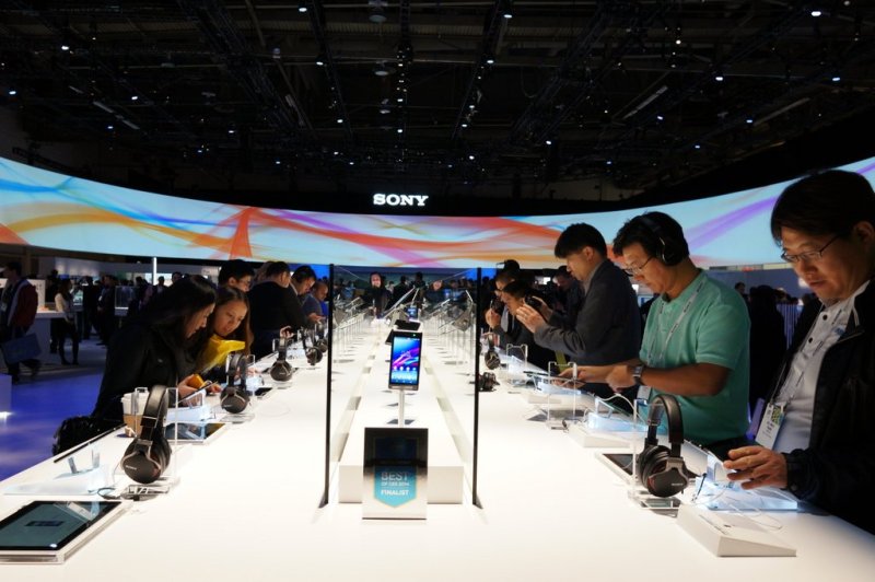 The Sony CES booth from last year #CES2014