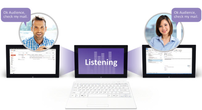 Audience will let you program your phone to check your mail, via voice commands.
