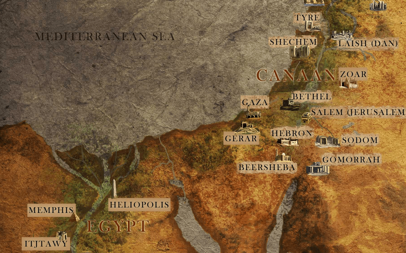 bible chronicles map screen